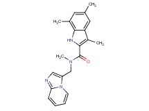 N-(imidazo[1,2-a]pyridin-3-ylmethyl)-N,3,5,7-tetramethyl-1H-indole-2-carboxamide