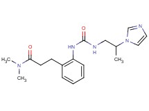 3-{2-[({[2-(1H-imidazol-1-yl)propyl]amino}carbonyl)amino]phenyl}-N,N-dimethylpropanamide