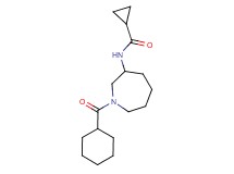 N-[1-(cyclohexylcarbonyl)azepan-3-yl]cyclopropanecarboxamide