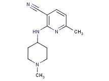 6-methyl-2-[(1-methyl-4-piperidinyl)amino]nicotinonitrile trifluoroacetate