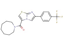 3-(1-azocanylcarbonyl)-6-[4-(trifluoromethyl)phenyl]imidazo[2,1-b][1,3]thiazole