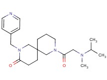 8-(N-isopropyl-N-methylglycyl)-2-(4-pyridinylmethyl)-2,8-diazaspiro[5.5]undecan-3-one
