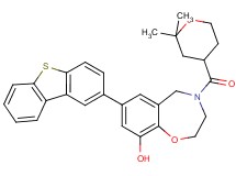 7-dibenzo[b,d]thien-2-yl-4-[(2,2-dimethyltetrahydro-2H-pyran-4-yl)carbonyl]-2,3,4,5-tetrahydro-1,4-benzoxazepin-9-ol