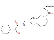 (2R)-N-[(5-acetyl-5,6,7,8-tetrahydro-4H-pyrazolo[1,5-a][1,4]diazepin-2-yl)methyl]-2-cyclohexyl-2-hydroxyacetamide