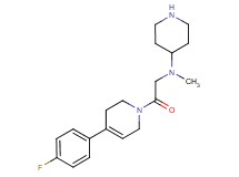 N-{2-[4-(4-fluorophenyl)-3,6-dihydropyridin-1(2H)-yl]-2-oxoethyl}-N-methylpiperidin-4-amine