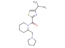 1-[(4-isopropyl-1,3-thiazol-2-yl)carbonyl]-2-(1-pyrrolidinylmethyl)piperidine trifluoroacetate