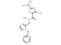 N-[(1-benzyl-1H-imidazol-2-yl)methyl]-2-isopropyl-N,4-dimethyl-1,3-thiazole-5-carboxamide