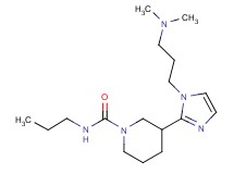 3-{1-[3-(dimethylamino)propyl]-1H-imidazol-2-yl}-N-propyl-1-piperidinecarboxamide
