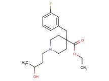 ethyl 4-(3-fluorobenzyl)-1-(3-hydroxybutyl)-4-piperidinecarboxylate