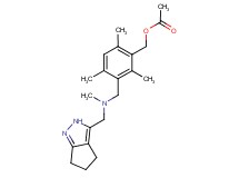 2,4,6-trimethyl-3-{[methyl(2,4,5,6-tetrahydrocyclopenta[c]pyrazol-3-ylmethyl)amino]methyl}benzyl acetate