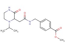 methyl 4-({[(1-isopropyl-3-oxo-2-piperazinyl)acetyl]amino}methyl)benzoate