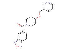 5-{[4-(3-pyridinylmethoxy)-1-piperidinyl]carbonyl}-2,1,3-benzoxadiazole