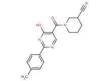 1-{[4-hydroxy-2-(4-methylphenyl)pyrimidin-5-yl]carbonyl}piperidine-3-carbonitrile