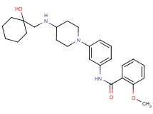 N-[3-(4-{[(1-hydroxycyclohexyl)methyl]amino}-1-piperidinyl)phenyl]-2-methoxybenzamide