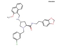 (4R)-N-[2-(1,3-benzodioxol-5-yl)ethyl]-1-(3-chlorobenzyl)-4-{[(2-methoxy-1-naphthyl)methyl]amino}-L-prolinamide