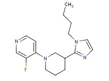 4-[3-(1-butyl-1H-imidazol-2-yl)-1-piperidinyl]-3-fluoropyridine