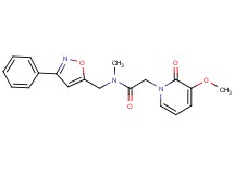 2-(3-methoxy-2-oxopyridin-1(2H)-yl)-N-methyl-N-[(3-phenylisoxazol-5-yl)methyl]acetamide