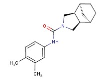 (1R*,2R*,6S*,7S*)-N-(3,4-dimethylphenyl)-4-azatricyclo[5.2.1.0~2,6~]decane-4-carboxamide