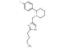 1-[(2-butyl-1H-imidazol-4-yl)methyl]-2-(4-fluorophenyl)piperidine