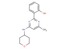 2-[4-methyl-6-(tetrahydro-2H-pyran-4-ylamino)pyrimidin-2-yl]phenol