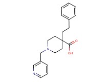 4-(2-phenylethyl)-1-(pyridin-3-ylmethyl)piperidine-4-carboxylic acid