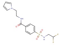 4-{[(2,2-difluoroethyl)amino]sulfonyl}-N-[2-(1H-pyrrol-1-yl)ethyl]benzamide