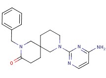 8-(4-amino-2-pyrimidinyl)-2-benzyl-2,8-diazaspiro[5.5]undecan-3-one