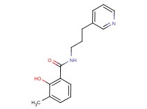 2-hydroxy-3-methyl-N-(3-pyridin-3-ylpropyl)benzamide