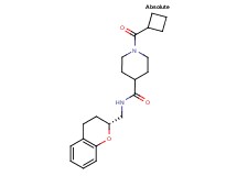 1-(cyclobutylcarbonyl)-N-[(2R)-3,4-dihydro-2H-chromen-2-ylmethyl]-4-piperidinecarboxamide
