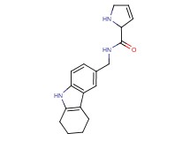 N-(2,3,4,9-tetrahydro-1H-carbazol-6-ylmethyl)-2,5-dihydro-1H-pyrrole-2-carboxamide hydrochloride