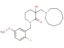 3-(azonan-1-ylmethyl)-1-(2-fluoro-5-methoxybenzyl)-3-hydroxypiperidin-2-one