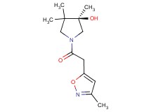 (3R)-3,4,4-trimethyl-1-[(3-methyl-5-isoxazolyl)acetyl]-3-pyrrolidinol