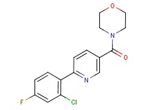 4-{[6-(2-chloro-4-fluorophenyl)pyridin-3-yl]carbonyl}morpholine
