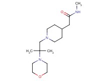 N-methyl-2-[1-(2-methyl-2-morpholin-4-ylpropyl)piperidin-4-yl]acetamide