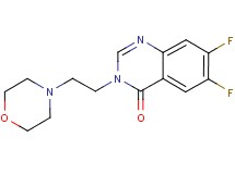 6,7-difluoro-3-(2-morpholin-4-ylethyl)quinazolin-4(3H)-one