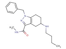 1-benzyl-5-(butylamino)-N-methyl-4,5,6,7-tetrahydro-1H-indazole-3-carboxamide