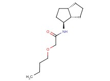 2-butoxy-N-[(1S*,3aS*,6aS*)-octahydropentalen-1-yl]acetamide