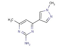 4-methyl-6-(1-methyl-1H-pyrazol-4-yl)pyrimidin-2-amine