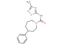 N-(3-methyl-1,2,4-thiadiazol-5-yl)-4-phenylazepane-1-carboxamide