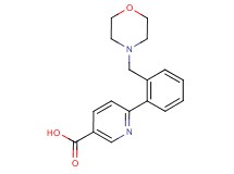 6-[2-(4-morpholinylmethyl)phenyl]nicotinic acid trifluoroacetate