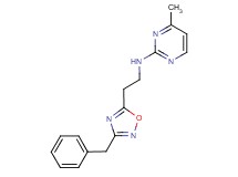 N-[2-(3-benzyl-1,2,4-oxadiazol-5-yl)ethyl]-4-methylpyrimidin-2-amine