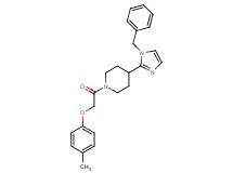 4-(1-benzyl-1H-imidazol-2-yl)-1-[(4-methylphenoxy)acetyl]piperidine