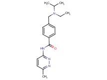4-{[ethyl(isopropyl)amino]methyl}-N-(6-methylpyridazin-3-yl)benzamide