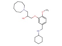 1-(1-azocanyl)-3-{5-[(cyclohexylamino)methyl]-2-methoxyphenoxy}-2-propanol