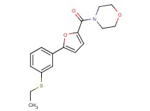 4-{5-[3-(ethylthio)phenyl]-2-furoyl}morpholine