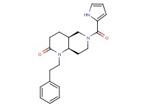 (4aS*,8aR*)-1-(2-phenylethyl)-6-(1H-pyrrol-2-ylcarbonyl)octahydro-1,6-naphthyridin-2(1H)-one