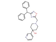 1-{[3-(diphenylmethyl)-1,2,4-oxadiazol-5-yl]methyl}-4-(3-pyridinyl)-4-piperidinol