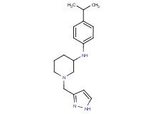 N-(4-isopropylphenyl)-1-(1H-pyrazol-3-ylmethyl)-3-piperidinamine