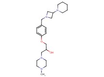 1-(4-methylpiperazin-1-yl)-3-{4-[(3-piperidin-1-ylazetidin-1-yl)methyl]phenoxy}propan-2-ol