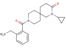 2-cyclopropyl-9-(2-ethylbenzoyl)-2,9-diazaspiro[5.5]undecan-3-one